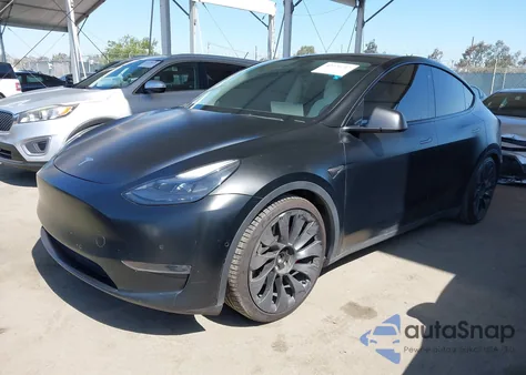 2022 Tesla Model Y Performance Dual Motor All-Wheel Drive from USA, damaged, VIN 7SAYGDEF0NF491586